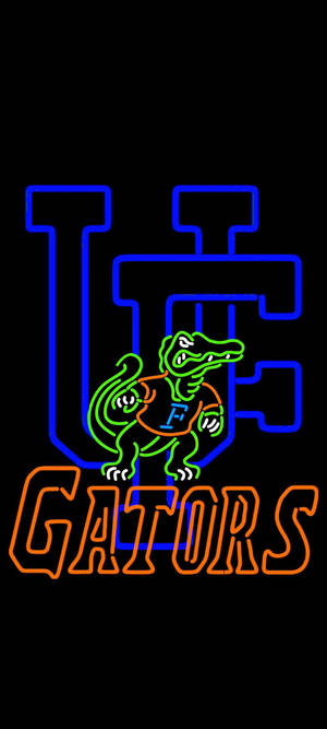 Fondo de pantalla Luces de Neón de los Gators de la Universidad de Florida.