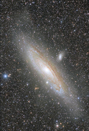 Fondo de pantalla de universo galaxia estrellada Andrómeda