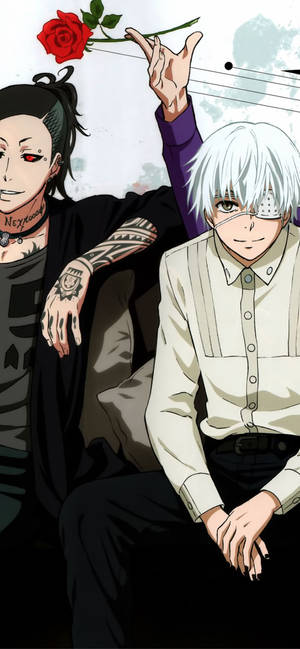 Uta y Ken Tokyo Ghoul iPhone — iPhone Xs Fondos de pantalla