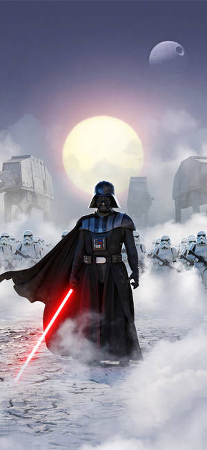Vader con Soldados Star Wars 4k iPhone — Samsung Galaxy S20 Fondos de pantalla