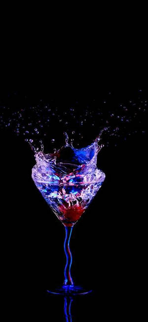 Fondo de pantalla de vaso de margarita Amoled — iPhone 11 Pro Fondos de pantalla