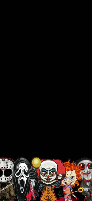 Fondo de pantalla Villanos de Terror Animados — iPhone 14 Pro Max Fondos de pantalla