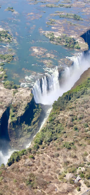 Vista aérea de las Cataratas Victoria — Xiaomi 17 Ultra Fondos de pantalla