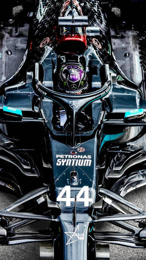Vista aérea de Lewis Hamilton