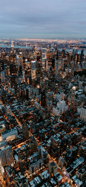Vista Aérea Nueva York iPhone X — iPhone 18 Fondos de pantalla