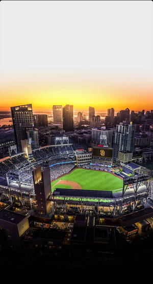 Vista aérea del Estadio de San Diego — GIF genial Fondos de pantalla