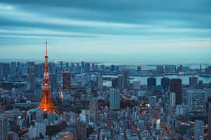 Vista completa de la ciudad de Tokio en Japón — Japón GIF Fondos de pantalla