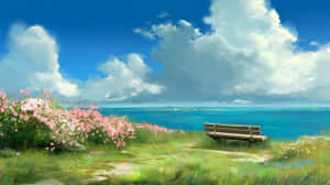 paisaje, sereno, tranquilo, costero, océano, pacífico, naturaleza, pintura, escénico, exterior, verano, relajante, vista, idílico, hermoso