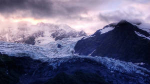 Fondo de pantalla de vista de montaña de hielo frío — Frío Fondos de pantalla