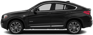 Vista lateral de un BMW X6 negro