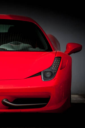 Visualización roja de Ferrari para iPhone