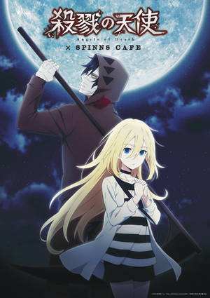 Póster del anime Angels Of Death con personajes fondo de pantalla — OnePlus Pad 3 Pro Fondos de pantalla