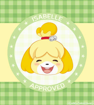 Fondo de pantalla adorable HD de Isabelle de Animal Crossing — Motorola Razr Fold Fondos de pantalla