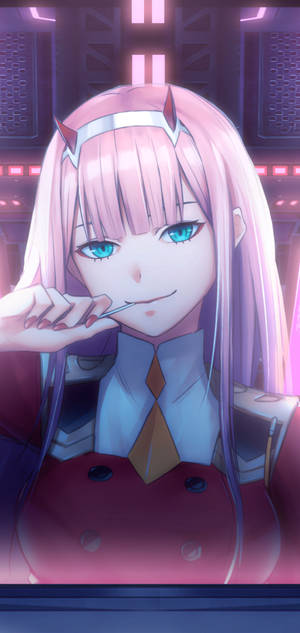 Vivo Y11 Chica Anime con Pelo Rosa — Chica anime linda Fondos de pantalla