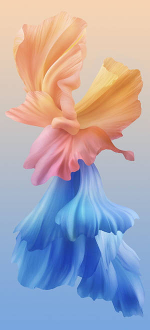 Vivo Y20 Azul y Naranja — Arte abstracto GIF Fondos de pantalla