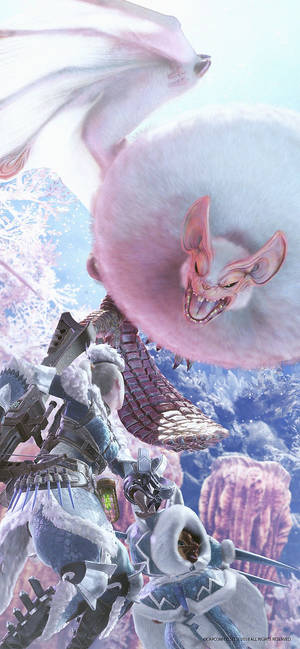 Fondo de pantalla móvil de Paolumu Monster Hunter World — iPhone 14 Pro Fondos de pantalla