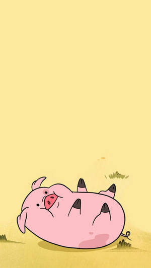 Waddles Patas Arriba — 9:16 Fondos de pantalla