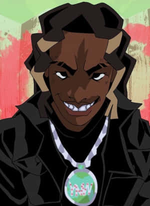 YNW Melly en Estilo Animado — Kindle Fondos de pantalla