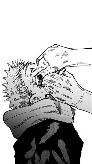 Fondo de pantalla de Itadori Yuji asfixiándose de Jujutsu Kaisen