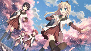 Fondo de pantalla de anime lesbiana Yuru Yuri — Anime lesbiana Fondos de pantalla