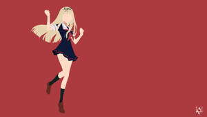 Yuudachi Anime Minimalista — Anime minimalista Fondos de pantalla