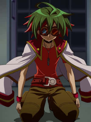 Yuya Sakaki seguro con su disco de duelo - Yu-Gi-Oh! ARC-V — Kindle Paperwhite Fondos de pantalla