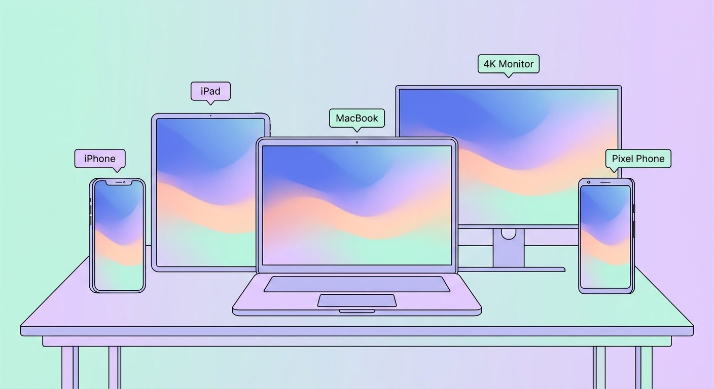 Resolución de Wallpapers por Dispositivo — Referencia 2026