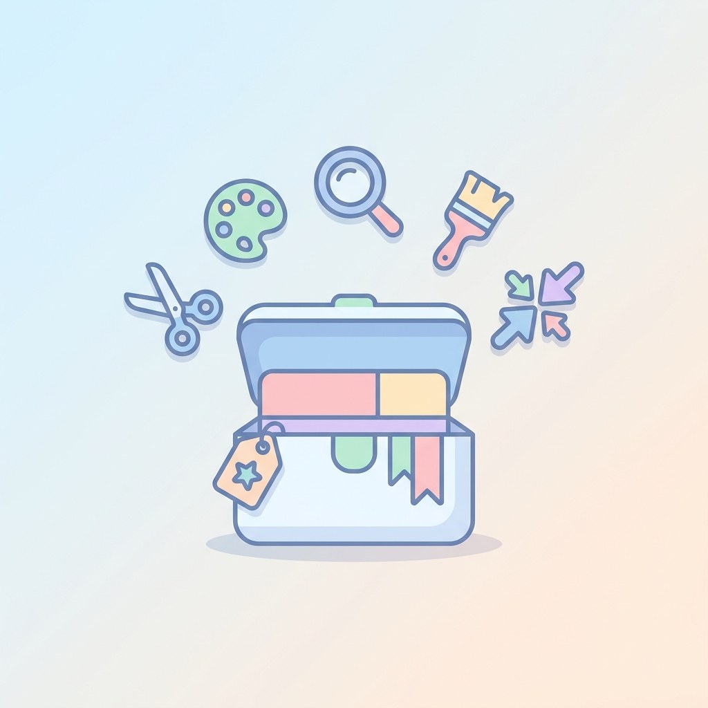 Herramientas de imágenes gratis illustration