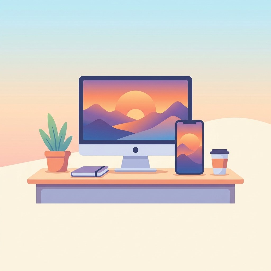 Herramientas para wallpapers illustration